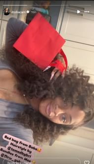 Sha'Carri Richardson's Instagram story